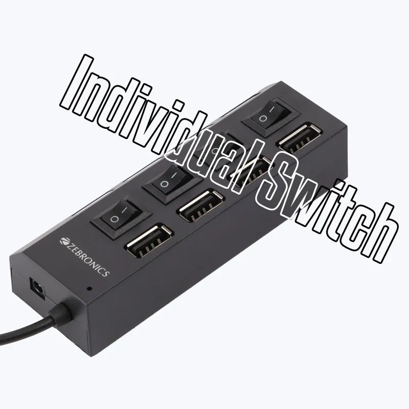 ZEBRONICS USB HUB 4 PORT 2.0 (ZEB 150HB) view 4